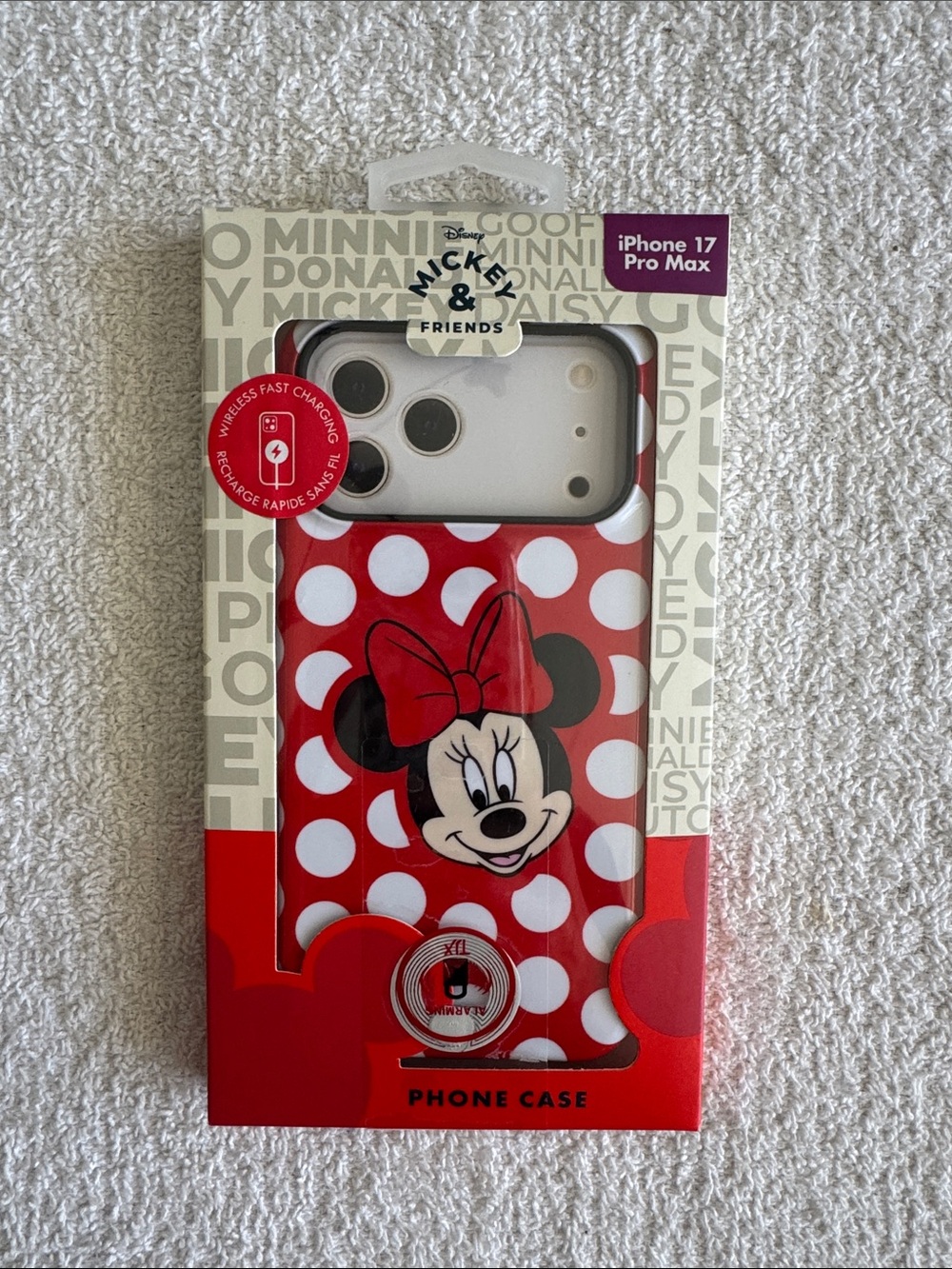 Disney Minnie Mouse Red & White Polka Dot iPhone 17 Pro Max Case